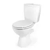 Beldray LA00000073WHTEU7 Holz-Toilettensitz - Soft-Close, Weiß, Oval