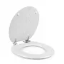 Beldray LA00000073WHTEU7 Holz-Toilettensitz - Soft-Close, Weiß, Oval