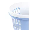 Beldray LA00000174CRNEU7 Set mit 2 Wäschekörben 30L, Weiß/Blau