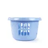 Beldray LA00000174CRNEU7 Set mit 2 Wäschekörben 30L, Weiß/Blau