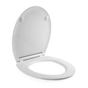 Beldray LA00000201WPEU7 Anti-bac Ultra-Slim Toilettensitz, Weiß