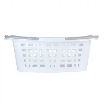 Beldray LA030450CRNFPEU7 Set Of Two Laundry Baskets, White/Blue