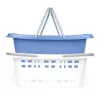 Beldray LA030450CRNFPEU7 Set Of Two Laundry Baskets, White/Blue
