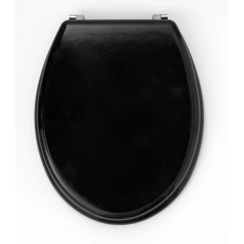 Beldray LA032355BFPEU7 Holz-Toilettensitz, Schwarz