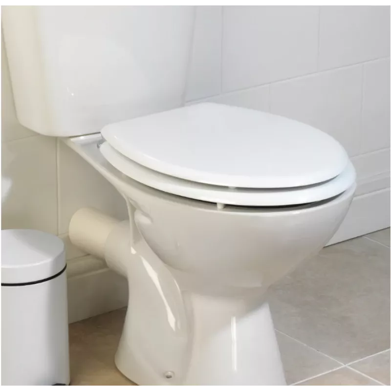Beldray LA032355WFPEU7 Holz-Toilettensitz Weiß