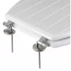 Beldray LA033758WFPEU7 Tongue & Groove Toilettensitz Weiß MDF