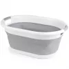Beldray LA034816FPEU7 Zusammenklappbarer Wäschekorb 28L Weiß/Grau