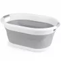 Beldray LA034816FPEU7 Zusammenklappbarer Wäschekorb 28L Weiß/Grau