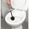 Beldray LA036034GRYPEU7 Anti-bac Silikonkopf Toilettenbürste, Grau