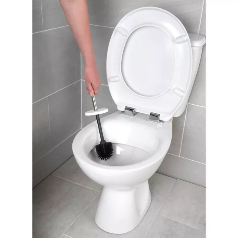 Beldray LA036034WPEU7 Anti-bac Silicone Head Toilet Brush, Weiß