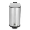 Beldray LA036683SSPEU7 Slimline D-förmiger Pedaleimer 5 Liter, Silber