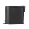 Beldray LA036690BLKPEU7 Schlanker D-förmiger Pedaleimer 5 Liter, Schwarz
