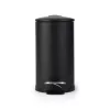 Beldray LA036690BLKPEU7 Schlanker D-förmiger Pedaleimer 5 Liter, Schwarz