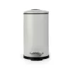 Beldray LA036690GRYPEU7 Schlanker D-förmiger Pedaleimer 5 Liter, Grau