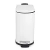 Beldray LA036690WHTPEU7 Slimline D-förmiger Pedaleimer 5 Liter, Weiß