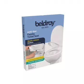 Beldray LA037185EU7 Anti-bac Familien-WC-Sitz, Weiß