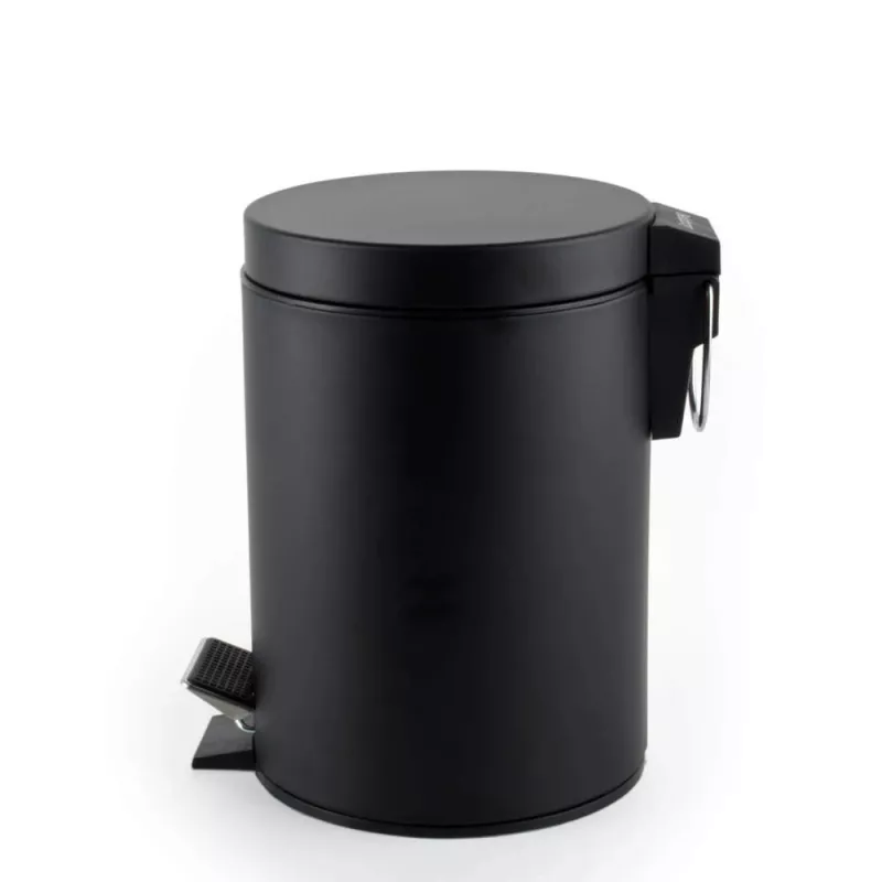 Beldray LA038098BPEU7 3 Liter Soft-Close runder Pedaleimer, Schwarz