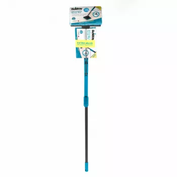 Beldray LA050915FEU7 Selbstauswringender Schwammwischer - Grau/Blau, PVA-Schwamm, Stahlstiel