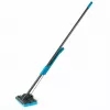 Beldray LA050915FEU7 Selbstauswringender Schwammwischer - Grau/Blau, PVA-Schwamm, Stahlstiel