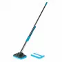 Beldray LA050915FEU7 Selbstauswringender Schwammwischer - Grau/Blau, PVA-Schwamm, Stahlstiel