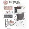Beldray LA072498GRYNFEU7 Elegant 3-Stufen Wäschetrockner, Graphitgrau