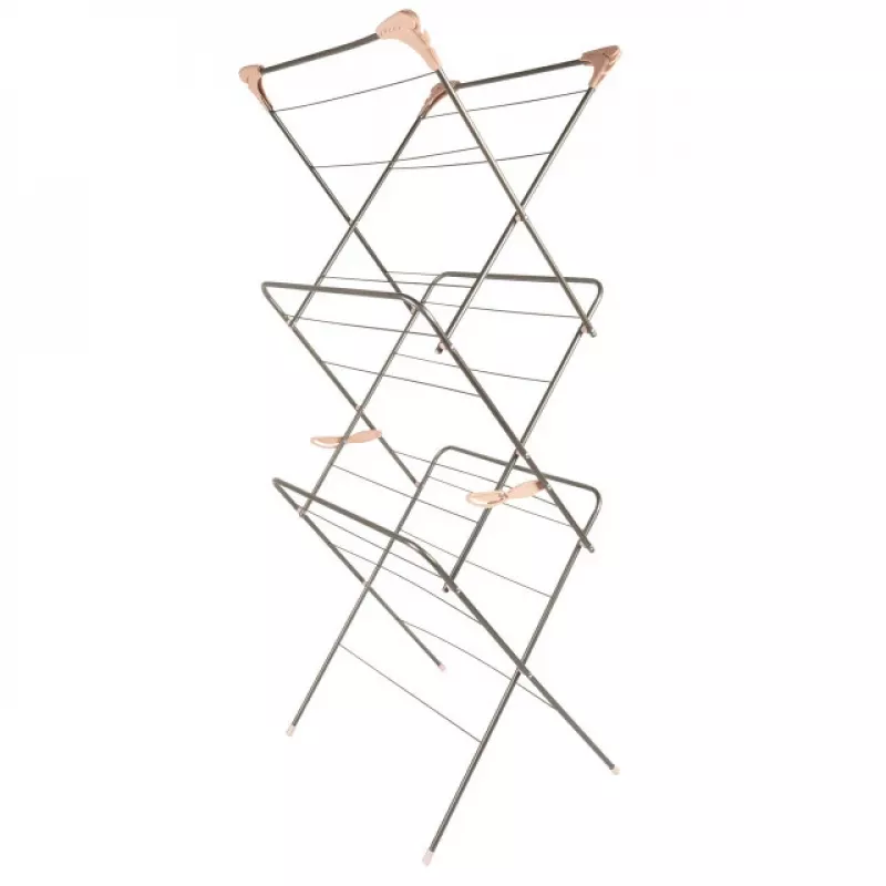 Beldray LA072498GRYNFEU7 Elegant 3-Stufen Wäschetrockner, Graphitgrau