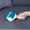 Beldray LA072597FEU7 Pet Plus+ Handheld Gel Lint Roller - Wiederverwendbarer Silikon-Fusselentferner für Tierhaare, Fusseln, Staub - Blau und Grau