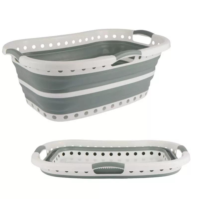 Beldray LA072979GRNFEU7 37 L Collapsible Hip Hugger Wäschekorb - Grün
