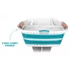 Beldray LA072979TQFEU7 37 L Collapsible Hip Hugger Wäschekorb Türkis