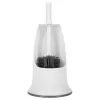 Beldray LA084538PUFFEU7X Antibac Silikon-Toilettenbürste mit Halter, Lila