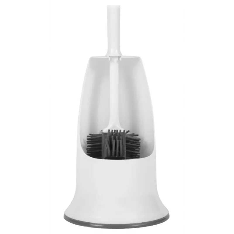 Beldray LA084538PUFFEU7X Antibac Silikon-Toilettenbürste mit Halter, Lila