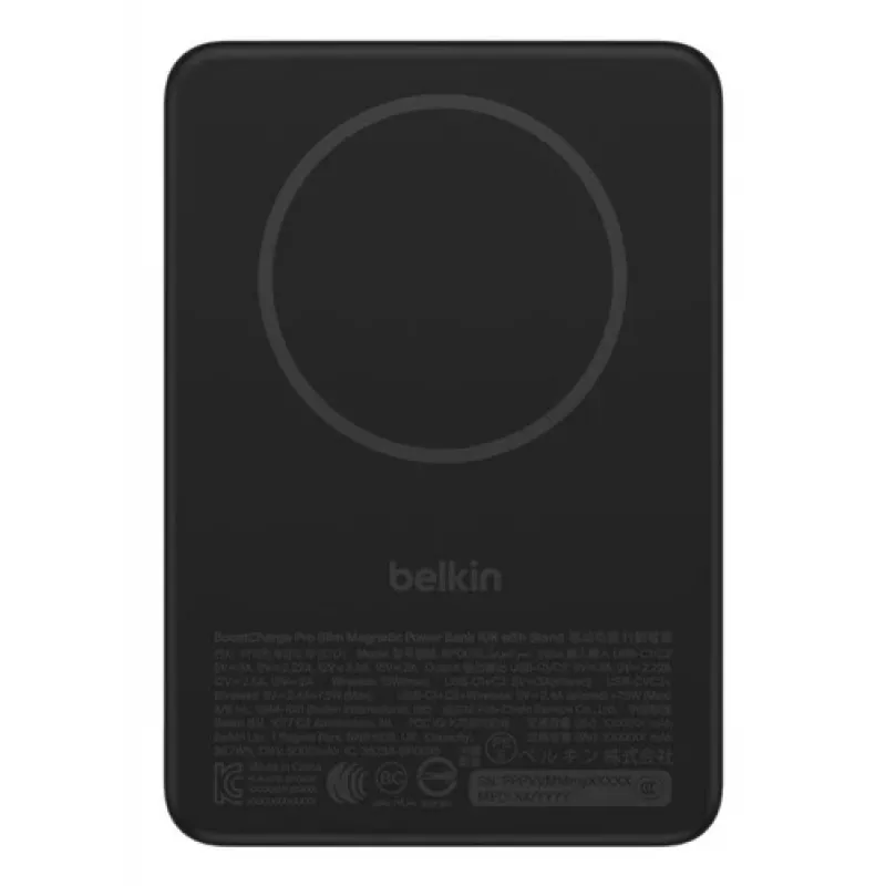 Belkin BoostCharge Slim 15W Qi2 Magnetische Powerbank 10000mAh Schwarz