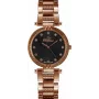 BELLEVUE D26 Damen-Quarz-Analoguhr 32mm Edelstahlgehäuse Schwarzes Lederarmband