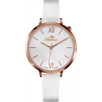 BELLEVUE Woman B46 35mm Edelstahl Uhr Silber