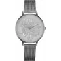 BELLEVUE Woman D12 40mm Analog-Quarzuhr Edelstahlgehäuse Schwarzes Lederband