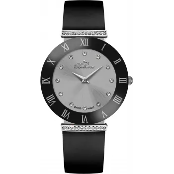 BELLEVUE Woman E128 Quarz-Armbanduhr 26mm Edelstahl Silber