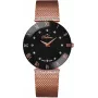BELLEVUE Woman F101 33mm Quarz Analoguhr Silber Edelstahl Mesh