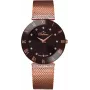 BELLEVUE Woman F104 26mm Quarz Analoguhr Edelstahl Silbernes Zifferblatt
