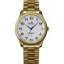 BELLEVUE Woman F12 30mm Quarzuhr Silbernes Zifferblatt Schwarzes Leder