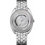 BELLEVUE Woman F51 Quarz Analog Uhr 33mm Silbernes Zifferblatt Schwarzes Lederarmband