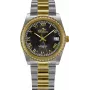 BELLEVUE Woman I11 Uhr 35mm Edelstahl Weißes Zifferblatt Schwarzes Leder