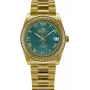 BELLEVUE Woman I16 27mm Quarz Analoguhr Silbernes Zifferblatt Schwarzes Lederarmband