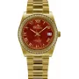 BELLEVUE Woman I18 Quarz Analog Uhr 28mm Silbernes Zifferblatt Schwarzes Lederarmband