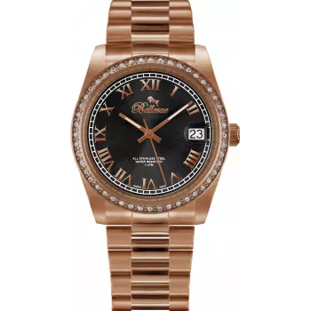 BELLEVUE Woman I26 28mm Quarz Analog Uhr Silber Edelstahl