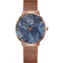 BELLEVUE Damenuhr B11 Quarz Analog 33mm Edelstahlgehäuse Echtes Lederband