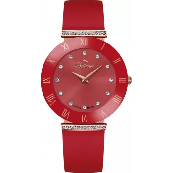 BELLEVUE Damenuhr E118 Quarz Analog 26mm Edelstahl Mesh