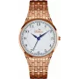BELLEVUE Damenuhr A48 36mm Roségold Edelstahl Braunes Leder