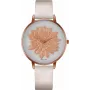 BELLEVUE Damenuhr B42-3 39mm Roségold Edelstahl Leder