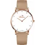 BELLEVUE Damenuhr B54 (40mm) Edelstahl-Mesh Silber