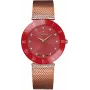 BELLEVUE Damenuhr F118 (26mm) - Edelstahl-Mesh-Armband, Quarz, silbernes Zifferblatt
